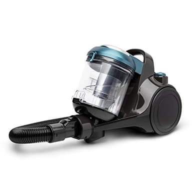 Aspirateur sans Sac Multicyclonique traineau HKoenig STC56 Ergonomique, Classe énergétique AAA, Filtre HEPA12, Silencieux, Puissant, Inclus Brosse, suceur Plat 2 en 1, Brosse Tissu d'ameublement