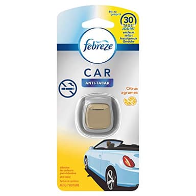 Febreze Diffuseur Désodorisant Voiture, Anti Tabac, 1 x 20g, Élimine les Odeurs et Rafraîchit L’intérieur