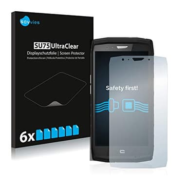 savvies Protection Ecran pour Crosscall Trekker X4 (6 Pièces) - Film Protection Ultra Clair
