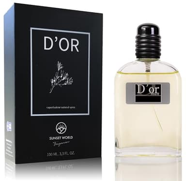D’Or Man - Compatibles et Inspirés par Dore Homme. Eau De Cologne Intense 100 ml, Parfum Pheromone pour Homme, Parfum Generique