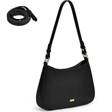 Aucuu Sac Porté épaule en Cuir Véritable pour Femme, Sacs à Main à Bandoulière Tendance avec 2 bandoulières, Sac à Main Décontracté, Sacs Fourre-tout Rétro Décontracté pour Shopping, Travail, Voyages