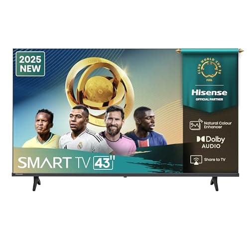 Hisense LED 43" 43A6Q UltraHD 4K Dolby Audio VIDAA
