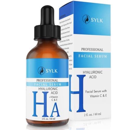 Acide Hyaluronique Sérum Visage pour Microneedling + Vitamine C & E | Soin Visage et Contour des Yeux | Anti Cerne, Anti Ride, Anti Tache & Anti Age | 60 ml