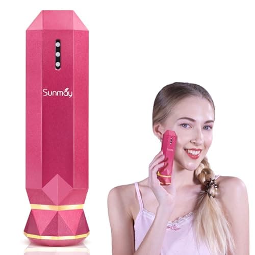 SUNMAY VSkin Appareil Radiofréquence Visage, Machine Appareil Massage Visage EMS, Appareil Anti-âge pour le Rajeunissement de la Peau, l'élimination des Rides, Lissage du visage