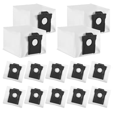 14 Sacs pour aspirateur Dreame L40 X40 X50 Ultra Complete / D10 Plus Gen 2 / L10s Ultra Gen 2 / L10s Pro Ultra Heat/ L10s Plus Accessoires Pour Aspiratrice De Rechange，3,2l grande capacité