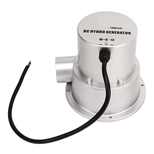 Turbine HydroéLectrique Petite Turbine à Eau Générateur Hydroélectrique Moteur sans Balai à Aimant Permanent Génération D'énergie Hydroélectrique (SJ18A)