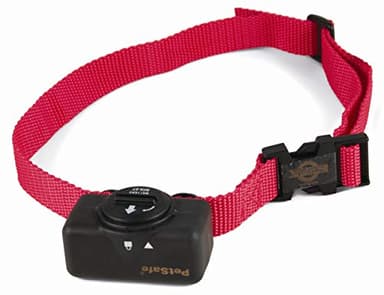 PetSafe - Collier Anti-aboiements pour Chien, Solution à Stimulation Électrostatique Progressive 6 Niveaux, Collier Léger Étanche et Ajustable, Sangle Rouge