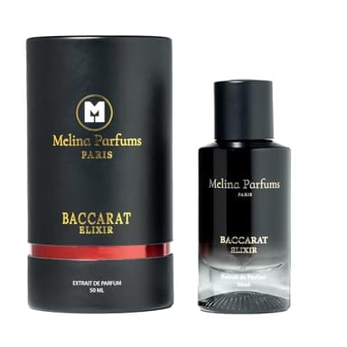 Melina Parfums Baccarat Elixir, Extrait de Parfum 50ml pour Femme et Homme