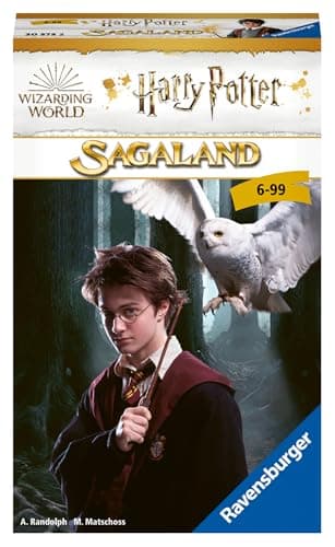 Ravensburger - Jeu de société - Harry Potter - Sagaland - Jeu de Plateau en Famille - Mémorisation et Chance - À partir de 6 Ans - De 2 à 4 Joueurs - 20575