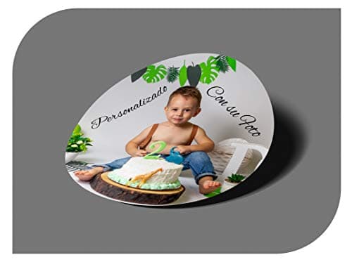 CrisPhy Lot de 50 autocollants personnalisables avec une photo pour invitations à un mariage, un baptême, des fiançailles, une communion, un anniversaire ou une fête 40 mm