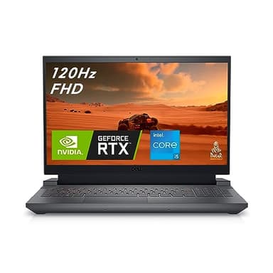 Dell G15 5530 Ordinateur Portable Gaming 15.6" FHD 120Hz, Processeur Intel Core i5-13450HX, NVIDIA GeForce RTX 3050 6Go, RAM 16Go, SSD 512Go, Windows 11 Home, Clavier rétroéclairé AZERTY Français