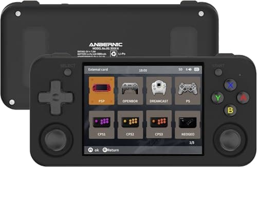 Anbernic RG35XX H Console de Jeu Portable rétro, Prise en Charge de la Sortie TV HDMI 5G, WiFi, Bluetooth 4.2, écran IPS 3,5", système Linux intégré, Carte TF 64 G, 5515 Jeux