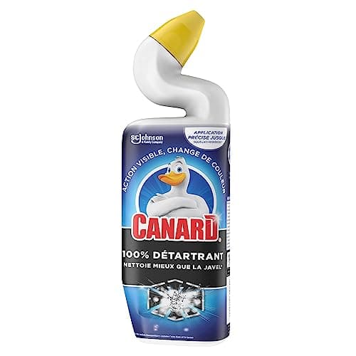 Canard WC - Gel 100% Détartrant - Nettoie Mieux Que La Javel - Action Visible, Change de Couleur - 1 Gel