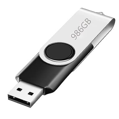 Clé USB 3.0 Haute Vitesse, Portable, pivotante, étanche, Ultra Grande capacité pour Stockage de données, TV, PC, Ordinateur Portable