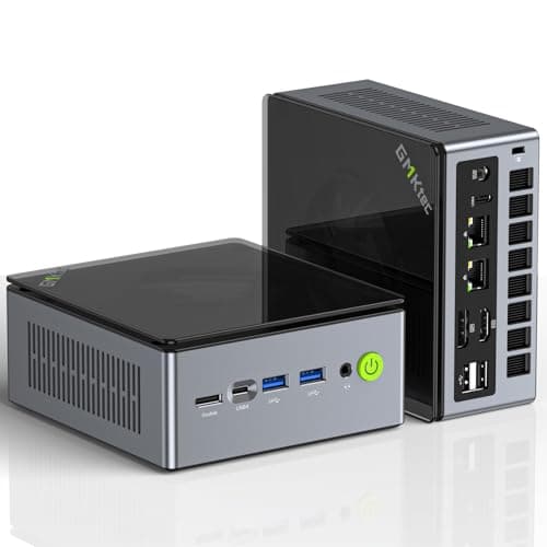GMKtec M7 Pro AMD Ryzen 9 6950H (8 cœurs/16 Threads) Mini PC Gamer avec Double LAN 2,5 Gbps, Mini Desktop Computer, 32 Go DDR5 4800MHz Dual Channel (16 Go*2), SSD PCIe de 1 to, USB4.0, HDMI, DP, USB