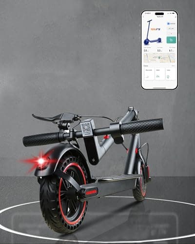 QnQ Trottinettes Électrique Adulte, 8.5" Électrique Trottinette Pliable, Moteur 250W, Batterie 7.8AH, Application, Maximum 25km/h, Portée de 30-33KM, Double Frein, Max 120kg