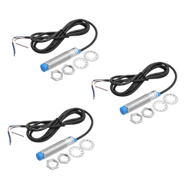 LJ12A3-4-Z Détecteur de proximité inductif RUIZHI 3 pièces LJ12A3-4-Z BX Détecteur de proximité inductif métal Détection NPN Normalement Ouvert Distance de détection 4mm Compatible avec Arduino