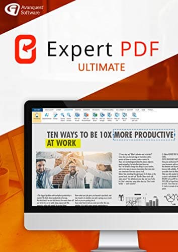 Expert PDF Ultimate | Ultimate | 1 appareil | 1 Usager | PC | Code d'activation PC - envoi par email