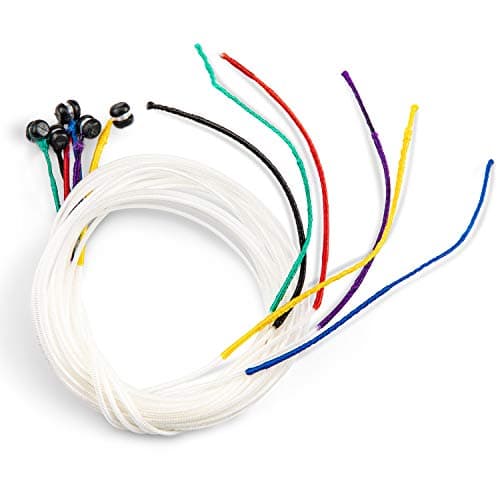 New Classic Toys 10332 Jeu Complet de 6 Cordes en Nylon pour Guitare