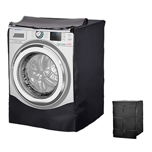 Housse imperméable pour machine à laver ou sèche-linge, adaptée à la plupart des machines à laver et sèche-linge avec hublot (comme sur la photo)