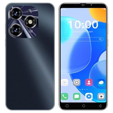 McMgc Offre du Jour Smartphone, 5.0 Pouces IPS Écran 16GB ROM 128GB Extensible, Android 9.0 Dual SIM Dual Camera Téléphone 3G Pas Cher (Spark 10Pro-Black)