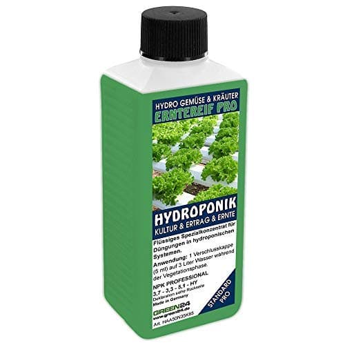 Solution nutritive NPK - Engrais complet pour herbes et légumes - Pour plantes hydroponiques et hydroponiques - 250 ml - Nutriments concentrés (récolte des plantes)