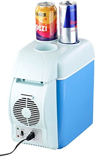 Lescars Glacière thermoélectrique chaud/froid 7,5 L 12 V avec 3 porte-boissons