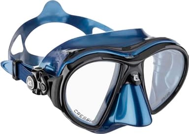 Cressi Air Masque de plongée Mixte Adulte, Bleu Nery/Noir