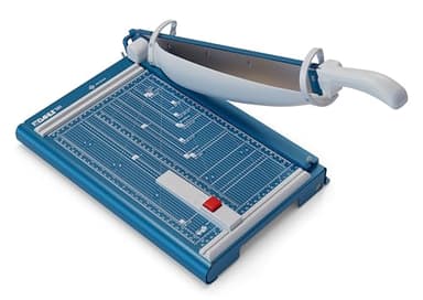 Dahle Cisaille 561 (jusqu'à 35 Feuilles, DIN A4, 360mm de Coupe, Automatique de Sécurité, Lame Affûtée, Auto-Pression) Bleu