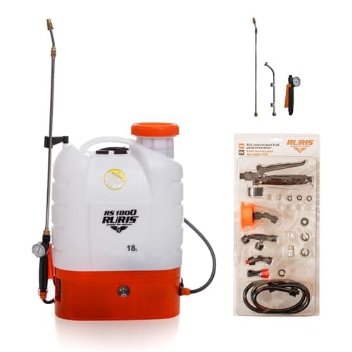 Ruris RS1800, Pulvérisateur Electrique sur Batterie 18 litres Lance Télescopique