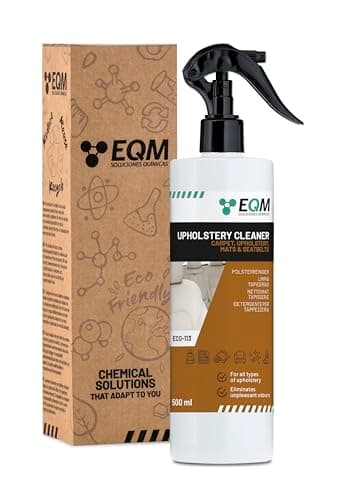 EQM - ECO-113 - Nettoyant Sièges Textile et Alcantara de Voiture - 500 ML - Tissu, Cuir et Alcantara - Élimine les taches et les mauvaises odeurs - Tapis, tissus d'ameublement, ceintures de sécurité