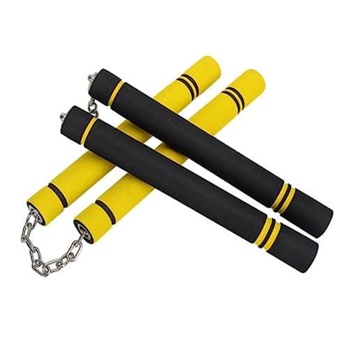 Xrten 2pcs Sticks d'arts Martiaux pour Enfants Durables, Bâtons D'entraînement en Mousse Légers Adaptés aux Débutants