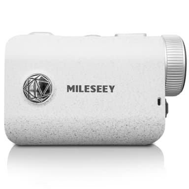 MiLESEEY Télémètre Golf Haut de Gamme de Poche avec IP65 étanche, 1000 Yards Rechargeable, 0.1S Rapide Drapeau de Verrouillage de Vibration pôle, Laser