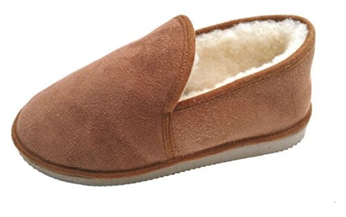 Cachalo - 43 - Pantoufles charentaises pour homme - Peau de mouton - Couleur camel