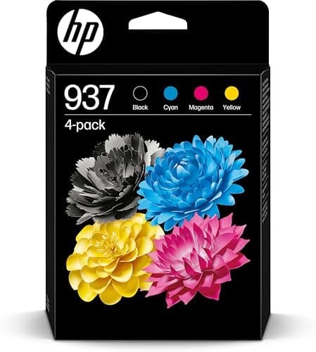 HP 937 Pack de 4 Cartouches d’Encre Authentiques CMJN