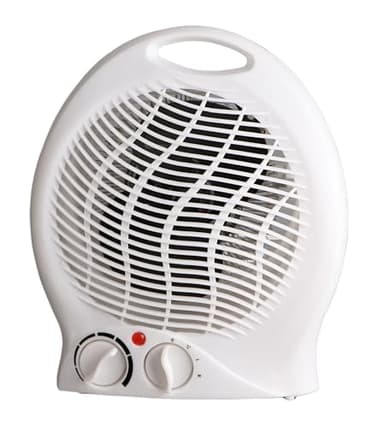 Velamp PR010-2 Radiateur soufflant 2000W, 2 vitesses. Thermostat de sécurité. Fonction ventilateur, Blanc
