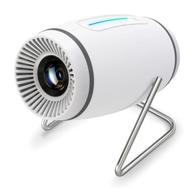 Vidéoprojecteur 4K Mini Projecteur Portable WiFi 6 BT 5.4, Projecteur Video avec Auto Keystone, 130 Pouces, 180° Rotation Compatible avec HDMI/TV Stick/USB/PS5 [App Intégrée]