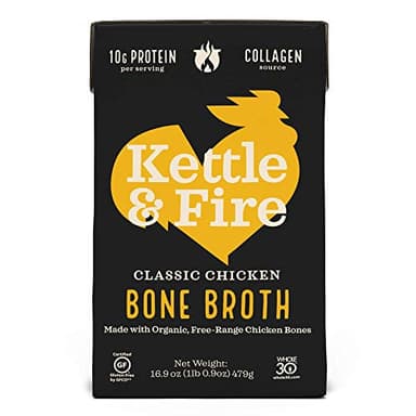 Kettle and Fire - Bouillon d’os de poulet - 16.2 once.