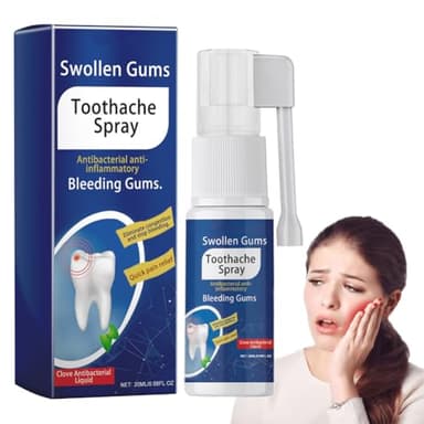Spray de Soulagement de la Douleur Dentaire,20ML Sprays Réparation des Gencives,Sprays de Soulagement des Maux de Dents,Spray de Soins Bucco-dentaires à Base de Plantes,Spray pour Douleur Dentaire