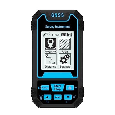 Instrument de mesure GPS portable de haute précision – Navigation en temps réel, rechargeable, altitude Meas – Idéal pour l'arpentage, l'édition d'itinéraires – Mesure des coordonnées – Équipement de