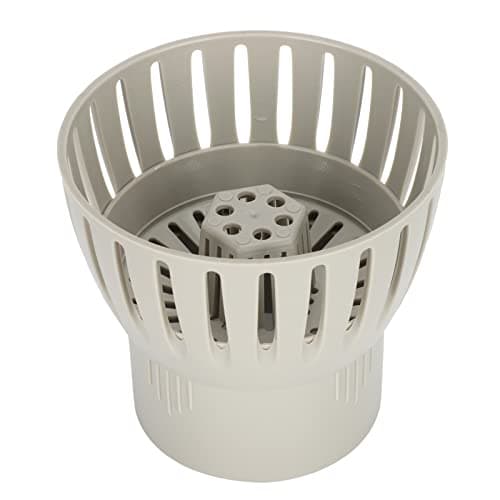 Koi Pond Drain Skimmer, Filtre de Collecte des Feuilles de l'étang, Dissolvant des Débris Aquatiques pour l'eau Claire, Facile à Utiliser, Conception pour les Caractéristiques d'Extérieur en (50