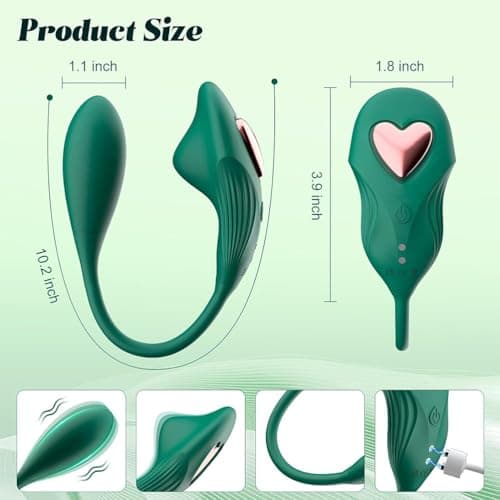 FTYWRBF Sëx T𝕠ýs per ℂôuple Vî𝕓rô-𝕞á𝕤s𝕖ur, F𝕖mme Telecommande Silencieux, C𝕦lôtte Vî𝕓rant Fe𝕞me O𝕖uf Vibrô𝕞áss𝕖urs F𝕖m𝕚nin à Diśtance, ô𝕖uf Vî𝕓rant Connecté Telephone Longue Distance