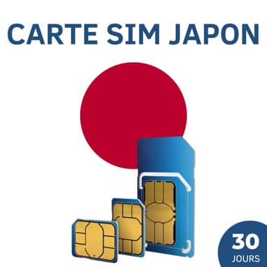 Carte SIM Internet prépayée pour Le Japon - Validité 30 Jours