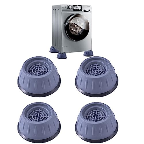 4 Pièces Pied Anti Vibration Machine a Laver, Patins Anti Vibration Lave Linge, Pied Machine a Laver Anti Vibration, Pied Machine a Laver pour Machines à Laver Séchoirs et Meubles