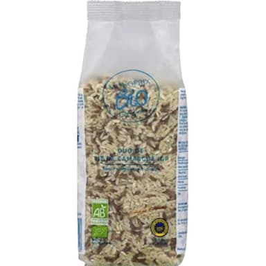Monoprix Bio Origines Duo de riz de Camargue IGP semi-complet & rouge - Le paquet de 500g
