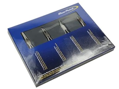 Blue Point Lot de 4 mini pinces longue portée BDGPL400LMP