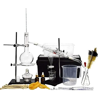 Ensemble de dispositif de Distillation 500 ML pour hydrolat pur/eau, nouvel équipement d'expérimentation chimique d'extraction d'huile essentielle de distillateur domestique