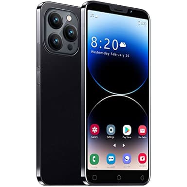 McMgc-M15pro Téléphones Portables Bon marché, écran IPS de 5,0 Pouces, Android 9.0 OS, 16Go ROM (Extensible jusqu'à 128 Go), Double Carte SIM et Double Appareil Photo, (Black)