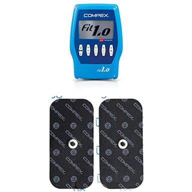 Compex Fit 1.0 & Electrodes 1 Snap 5x10 Sachet de 2 electrodes 5x10cm