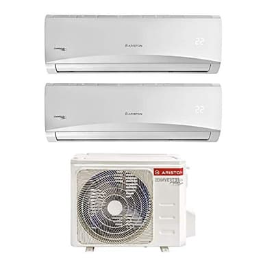 Climatiseur 9000 + 12000 Btu Dual Split Inverter avec pompe à chaleur Classe A+/A++ Prios R32 Dual